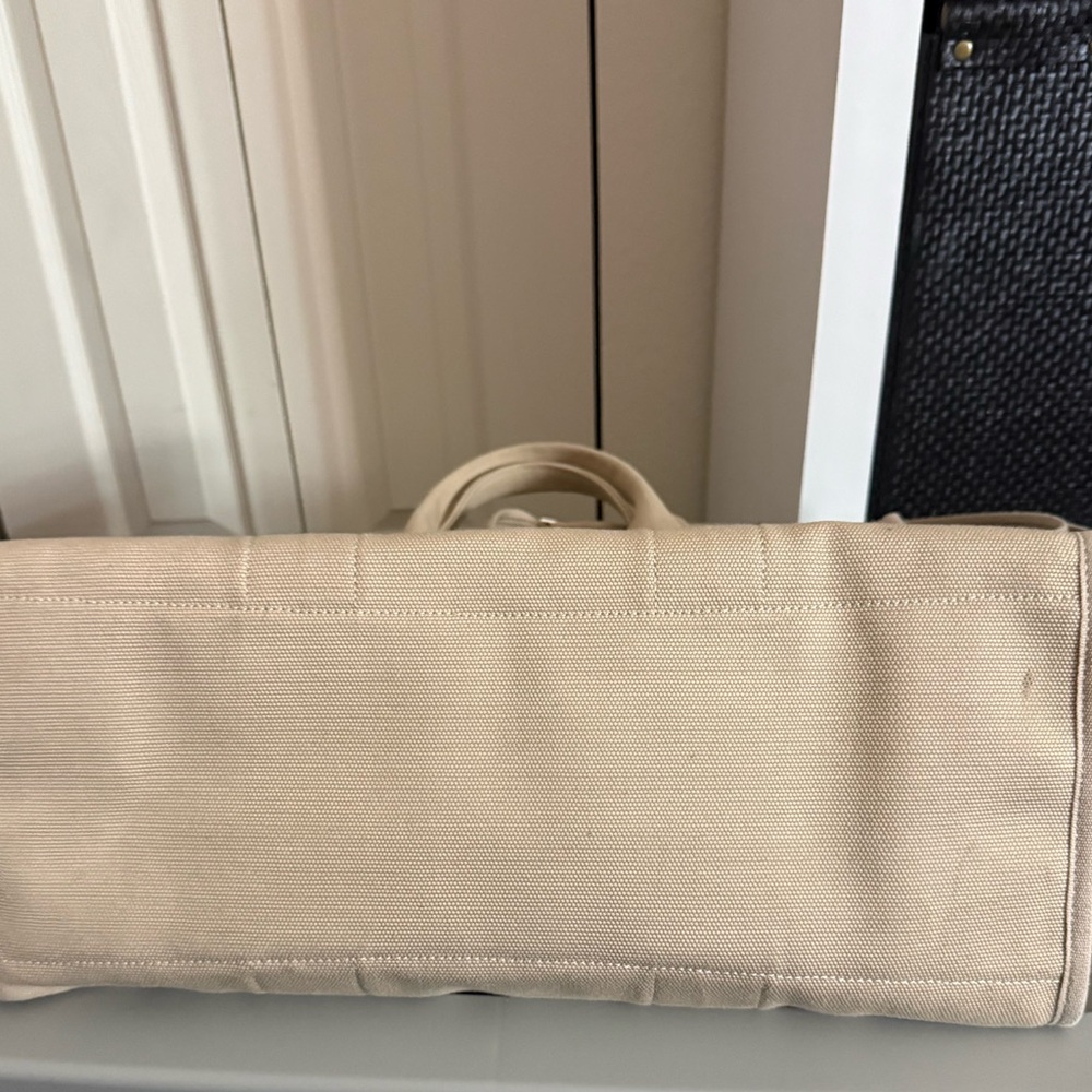 Coach Tan Canvas Tote Bag - Picture 2 of 4